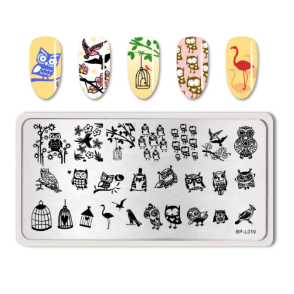 Stamping Plates Stainless Steel Nail Art Nail Stamp Template